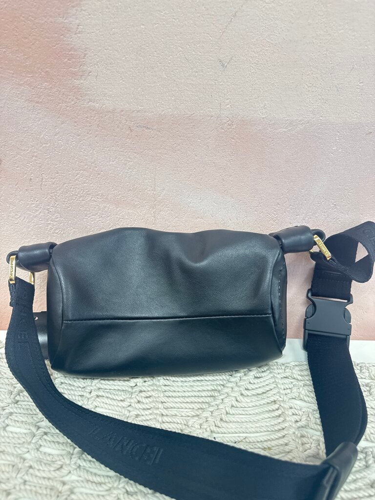 Lancel Black Leather Bumbag