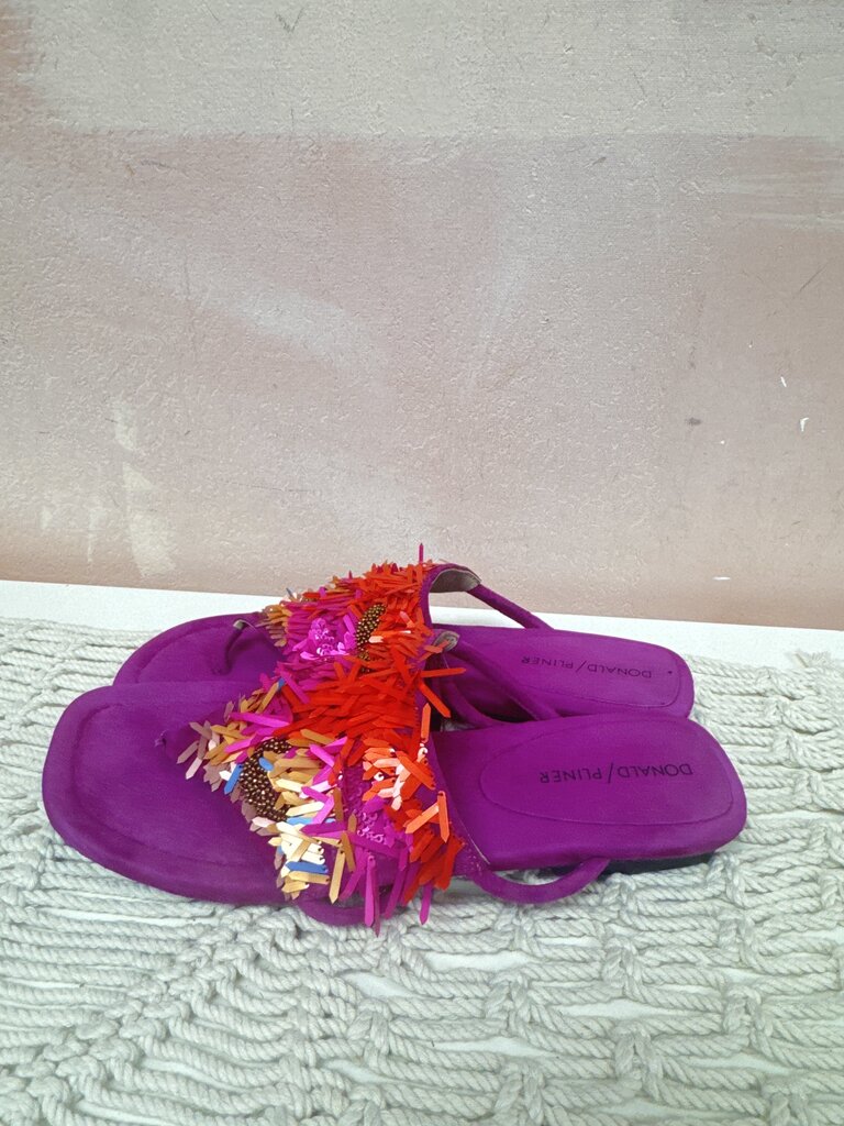 Donald Pliner Plum Embellished Sandal
