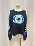 Lauren Moshi Black "Eye" Tee