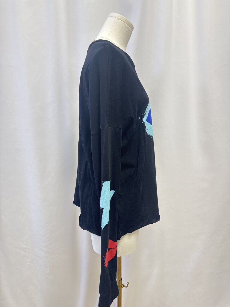 Lauren Moshi Black "Eye" Tee