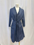 Max Mara Dneim Ruffle Dress