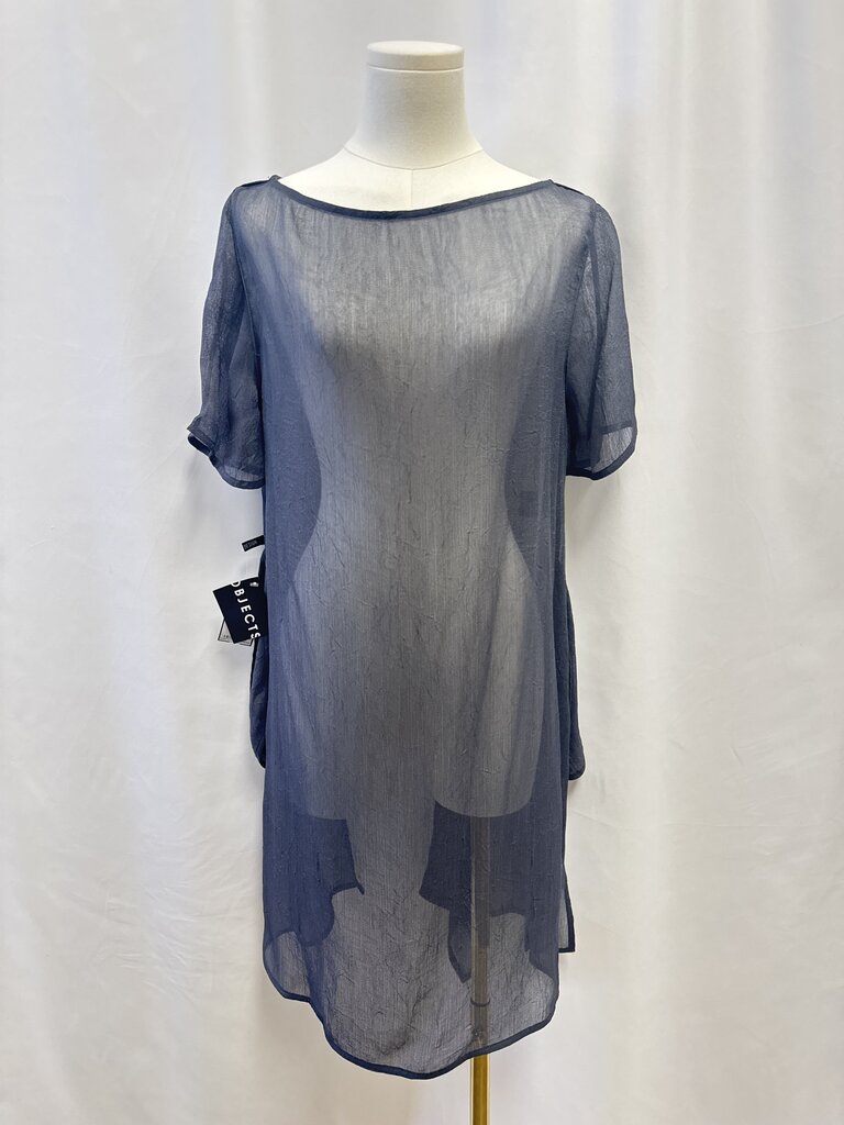 XD Xenia Designs Grey Sheer Tunic NWT