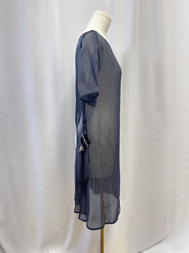 XD Xenia Designs Grey Sheer Tunic NWT