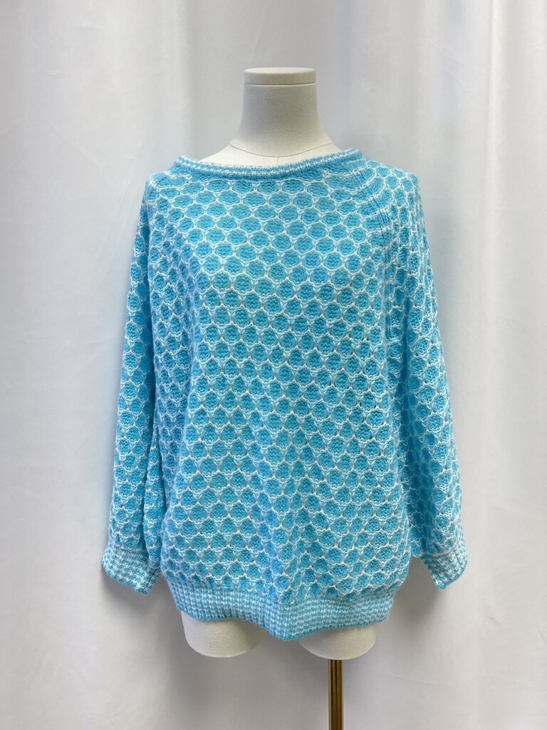 Lilly Pulitzer Aqua Knit Sweater NWT