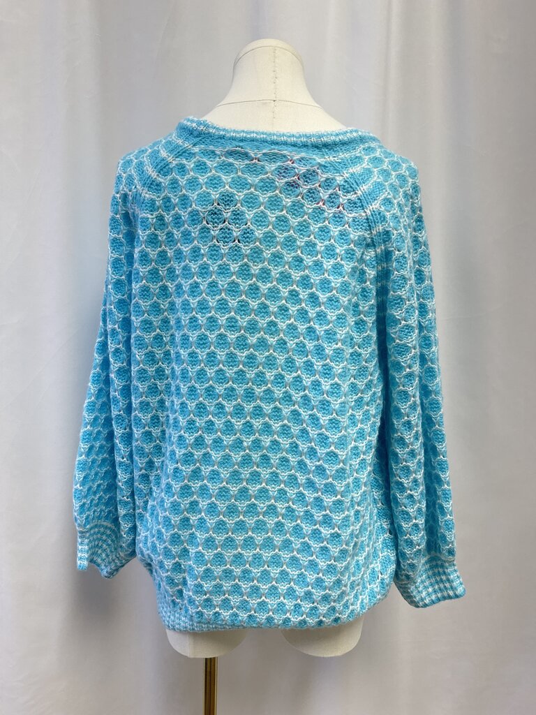 Lilly Pulitzer Aqua Knit Sweater NWT