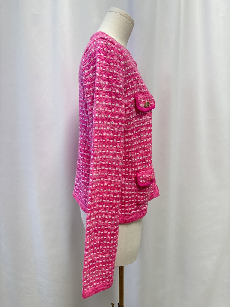Lilly Pulitzer Pink Knit Cardigan Sweater NWT