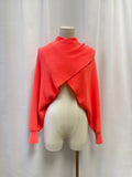 Alice + Olivia Coral Wrap Sweater