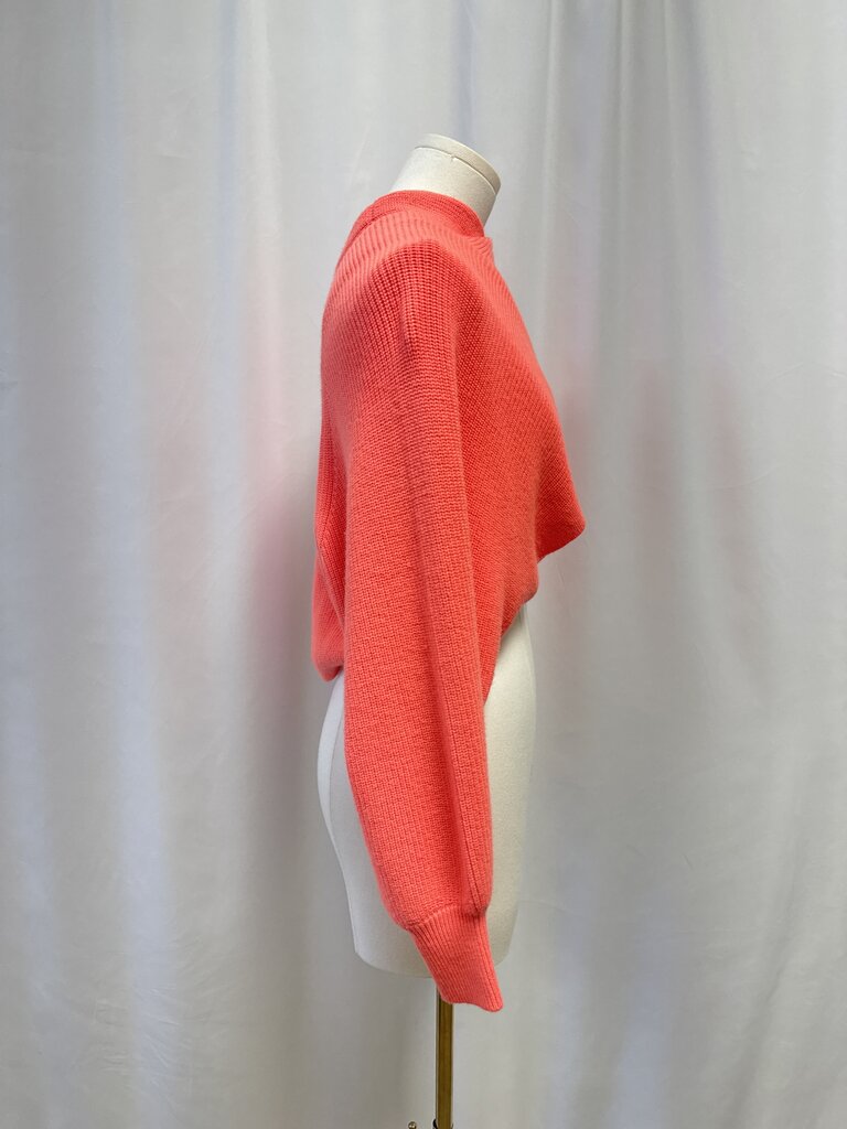 Alice + Olivia Coral Wrap Sweater