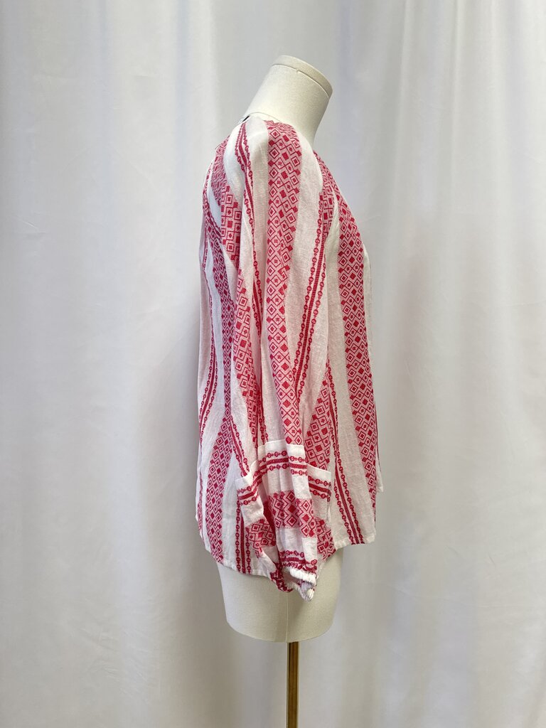 Boo Gemes Red Boho Top