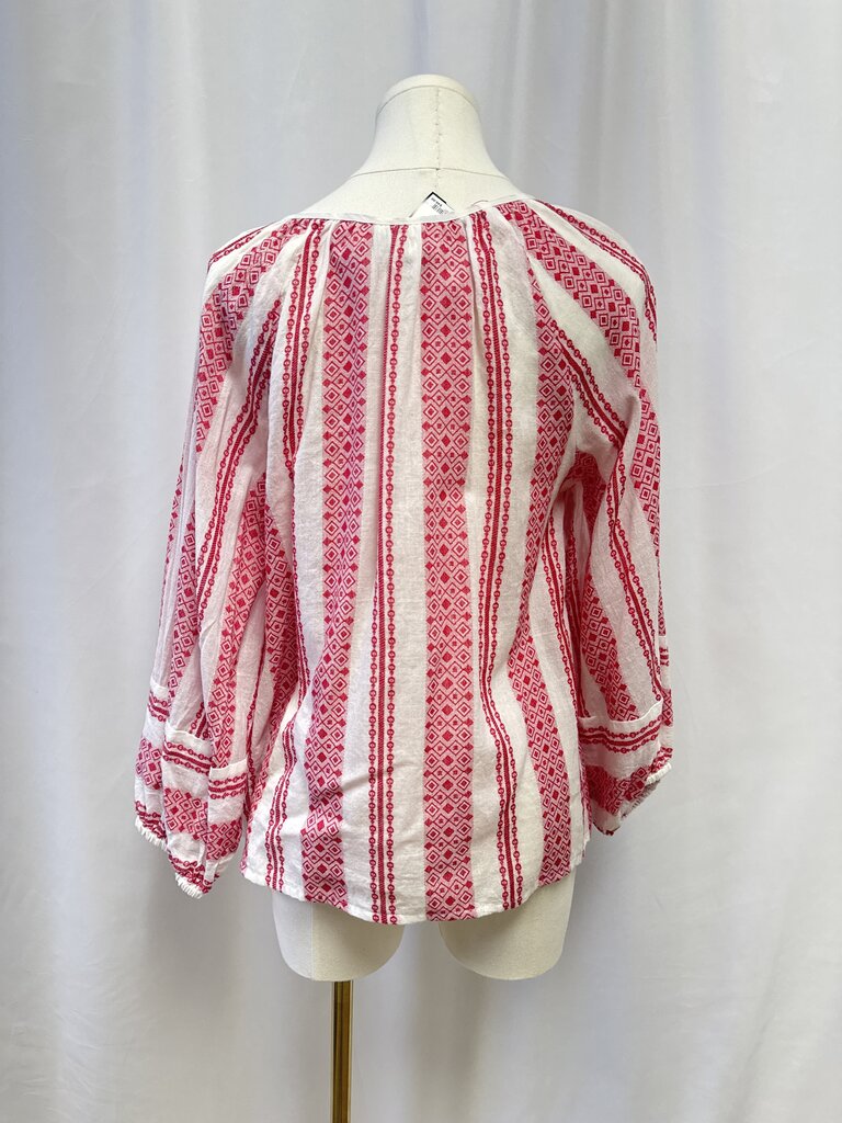 Boo Gemes Red Boho Top