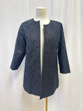 Eileen Fisher Black Brocade Jacket