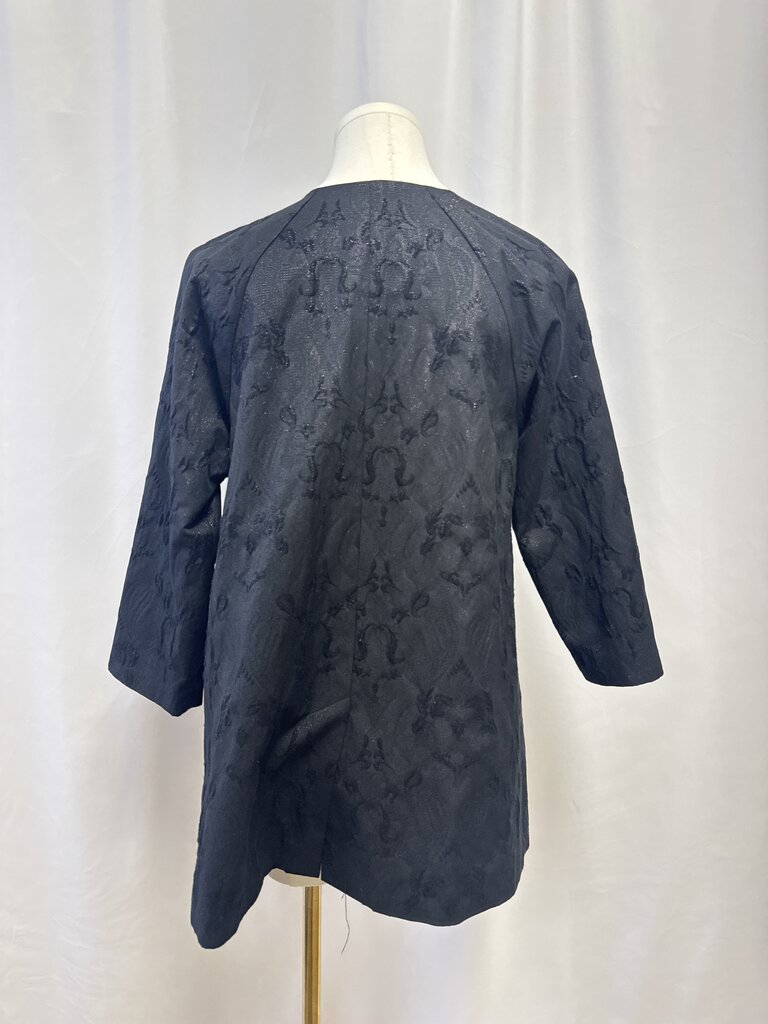 Eileen Fisher Black Brocade Jacket