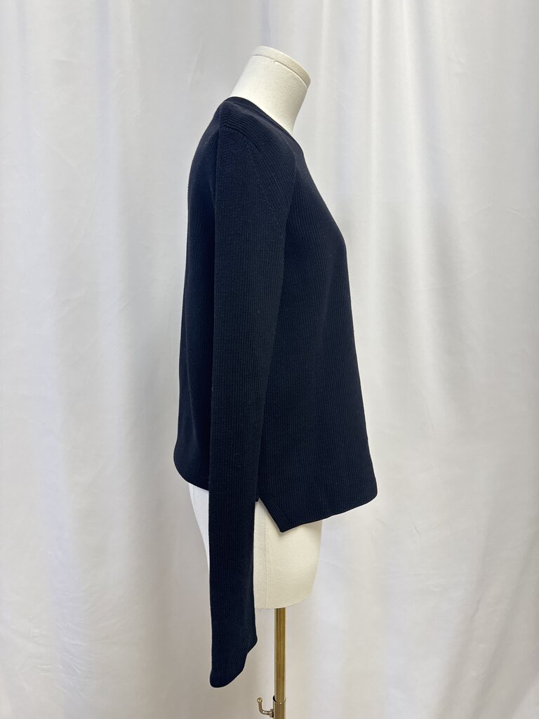 Celine Black Ribbed Sweater