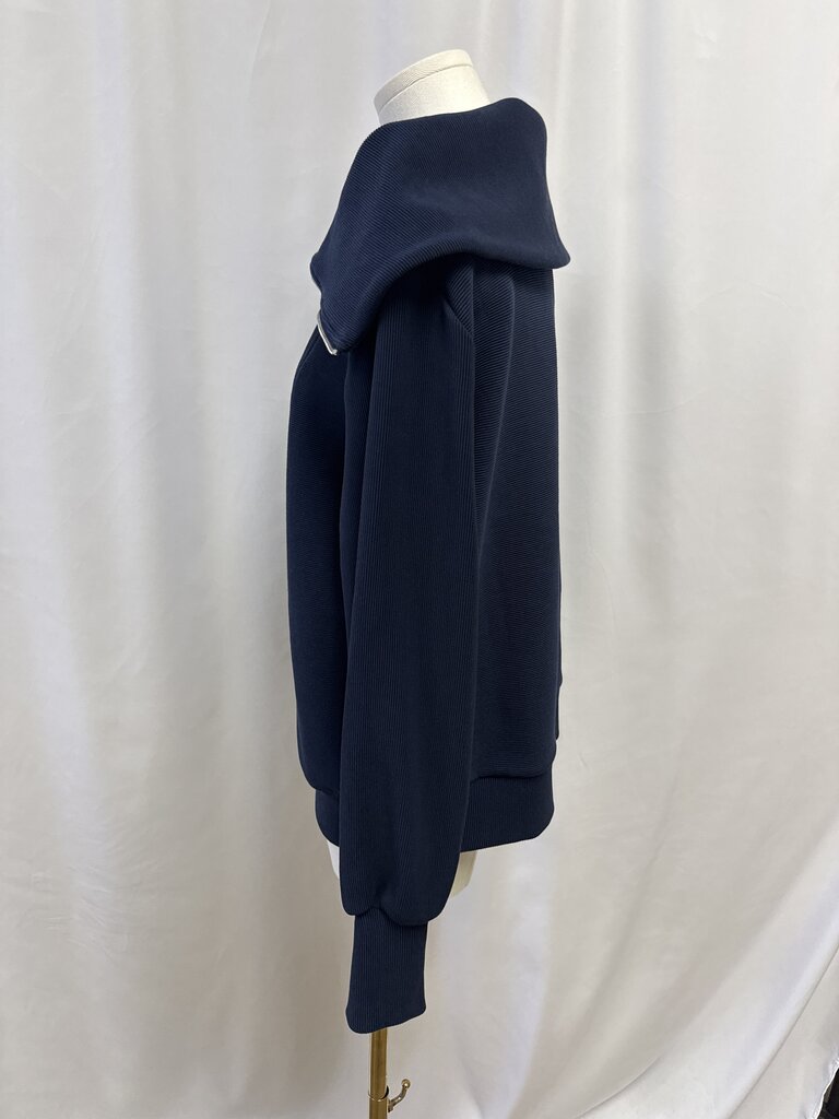 Varley Navy Ribbed Half Zip