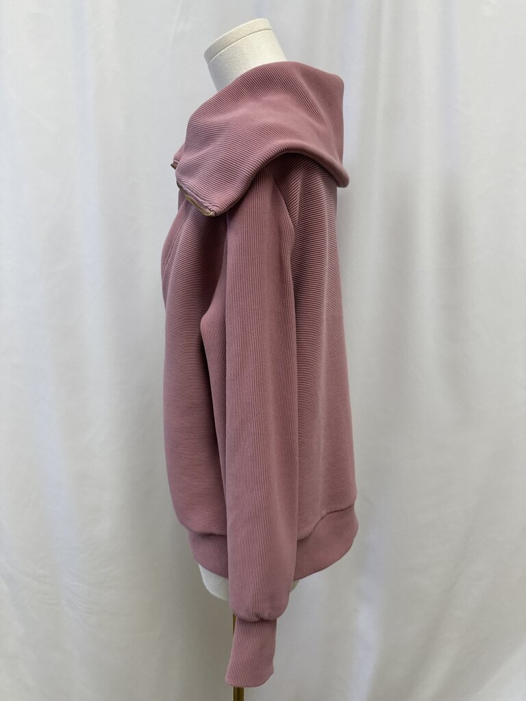 Varley Mauve Ribbed Half Zip