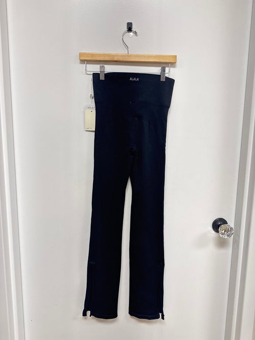 Alala Black Ribbed Leggings NWT
