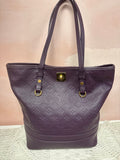 Louis Vuitton Aubergine Empreinte Citadine Tote MM '13 w/Box