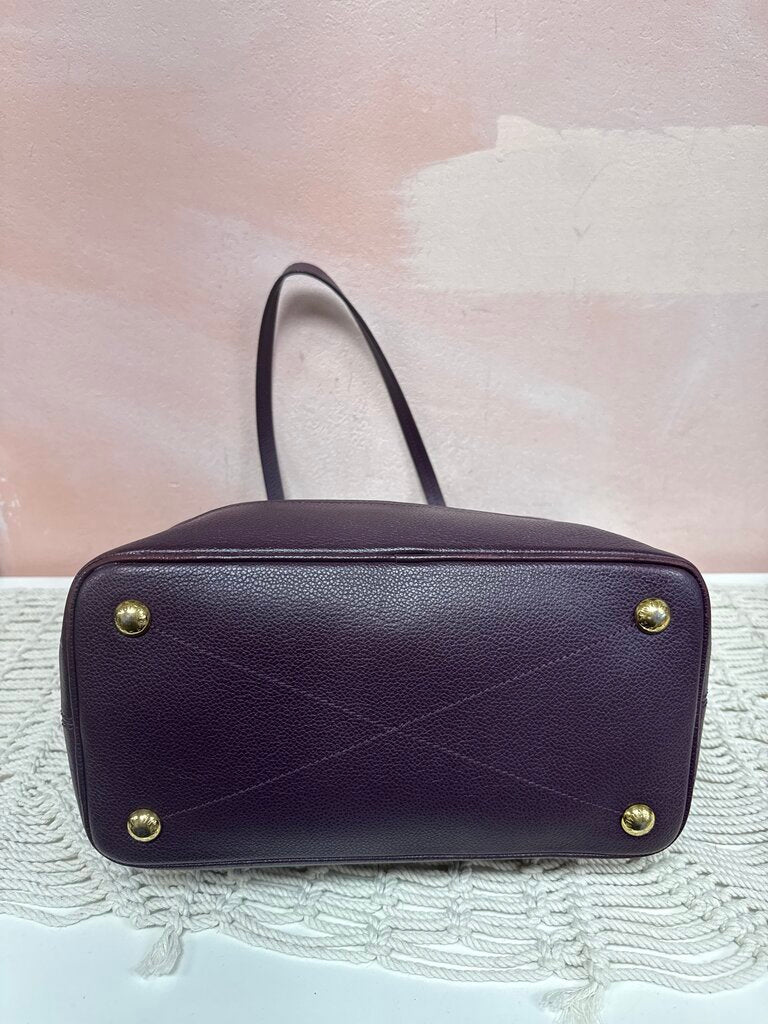 Louis Vuitton Aubergine Empreinte Citadine Tote MM '13 w/Box