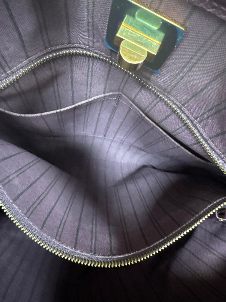 Louis Vuitton Aubergine Empreinte Citadine Tote MM '13 w/Box