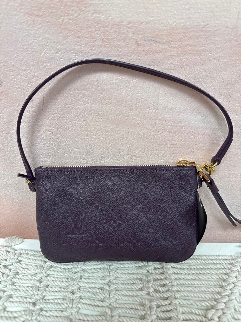 Louis Vuitton Aubergine Empreinte Citadine Pochette '13