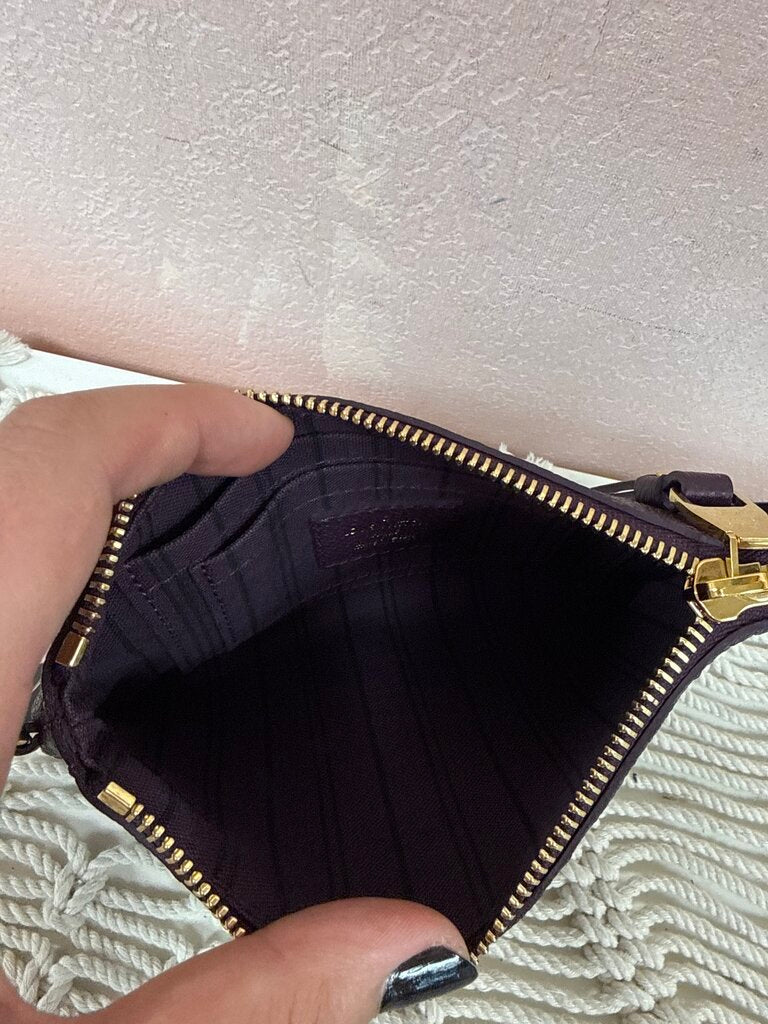 Louis Vuitton Aubergine Empreinte Citadine Pochette '13