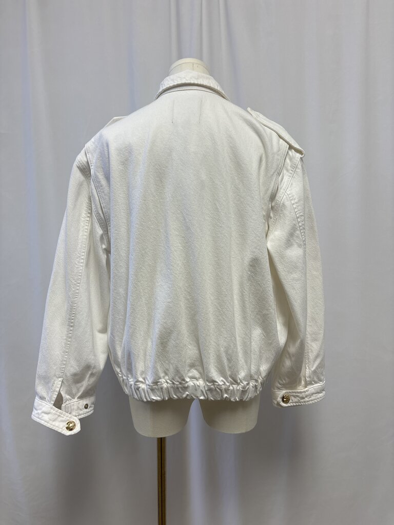 Anine Bing White Denim Jacket NWT