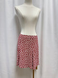 Reformation Red Floral Mini Skirt