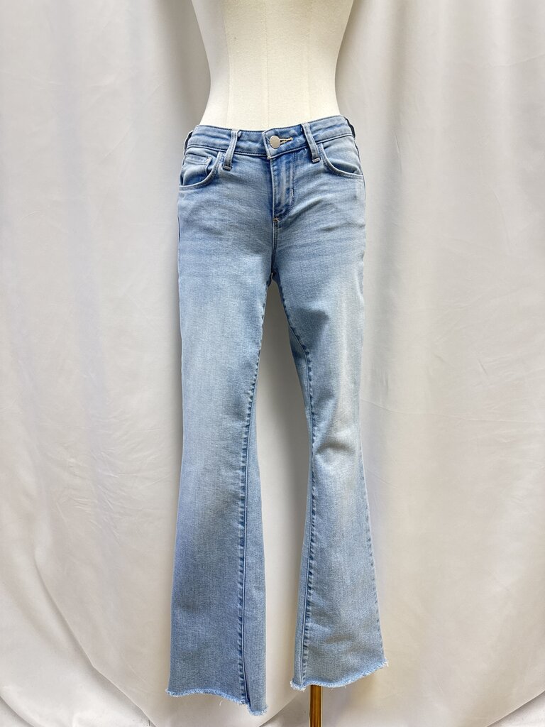 L'Agence Light Wash Straight Leg Jean