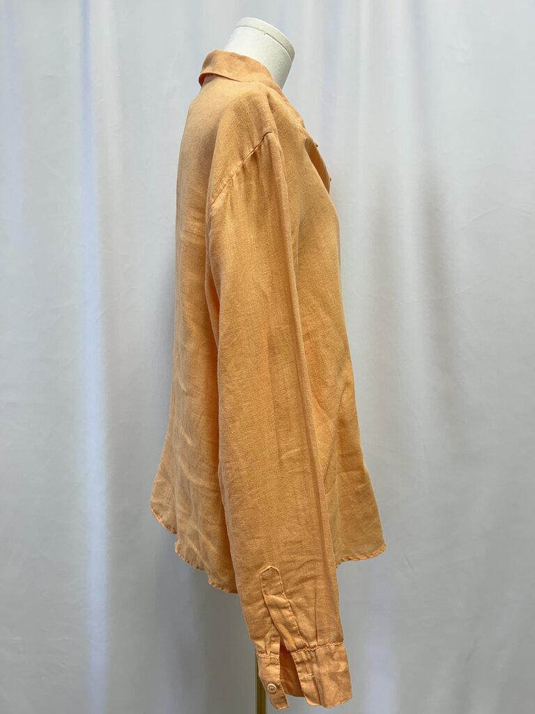 CP Shades Apricot Linen Button Up
