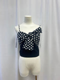 Dolan Black and White Polka Dot Tank NWT