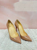 Louboutin Nude Patent Heel