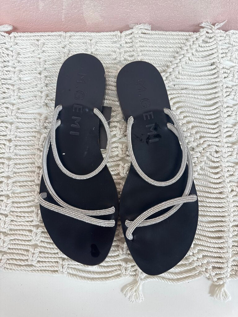 M. Gemi Crystal Sandals