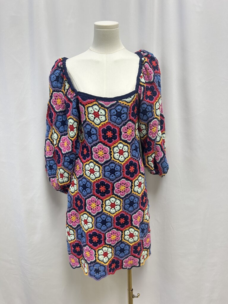 Farm Rio Multi Crocket Dress NWT