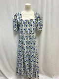 SZ Blue Floral Maxi Dress
