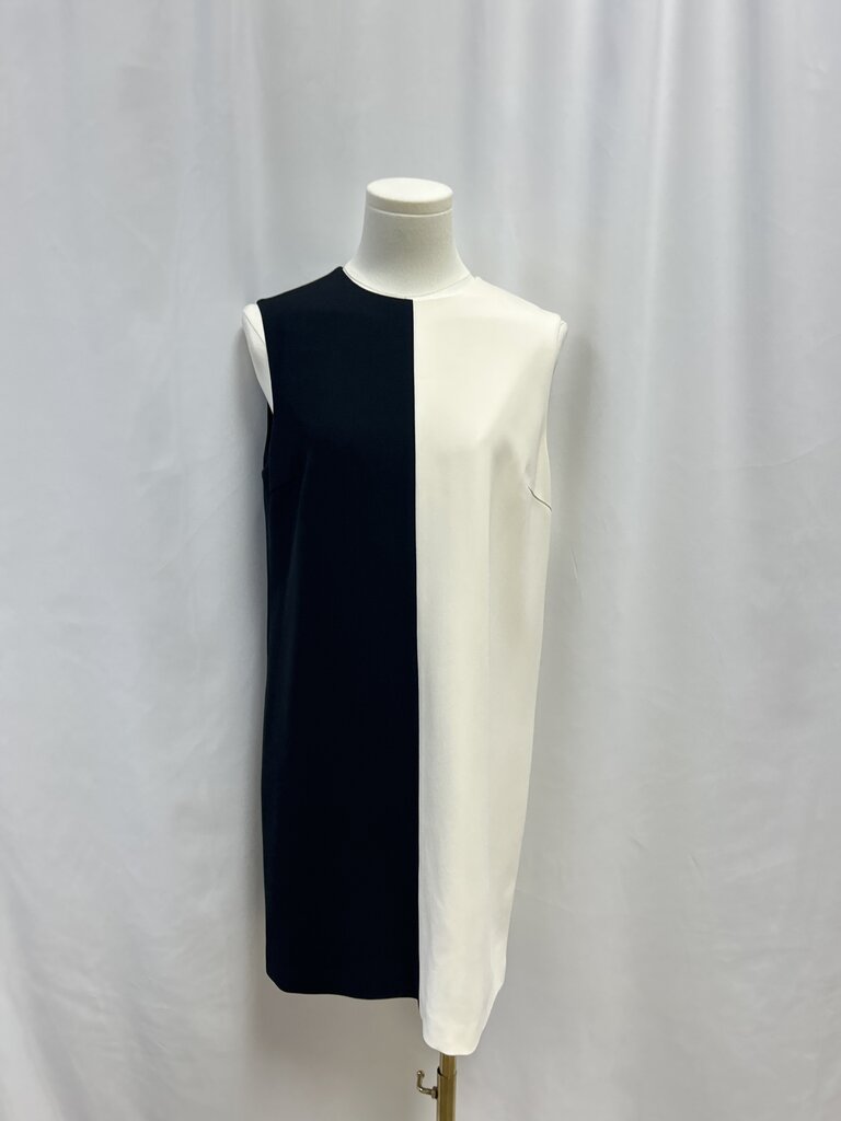 Theory Black and White Sheath Dress