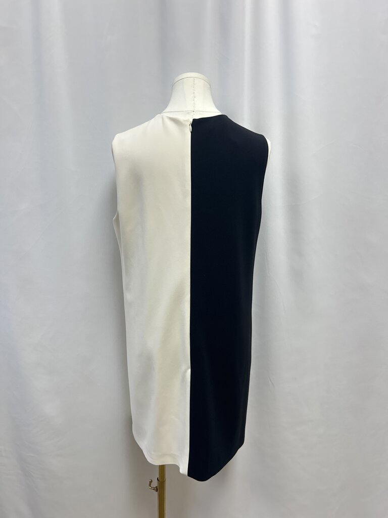 Theory Black and White Sheath Dress