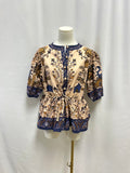 Farm Rio Blush Floral Blouse NWT