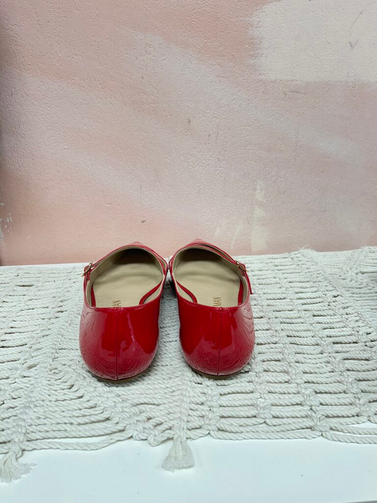 Stuart Weitzman Red Patent Flat