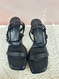 Tamara Mellon Black Strappy Heel