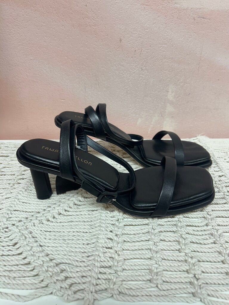 Tamara Mellon Black Strappy Heel