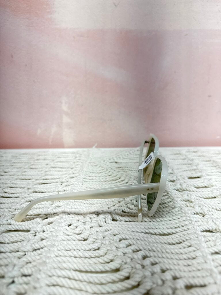 Celine White Frame Cat Eye Sunglasses