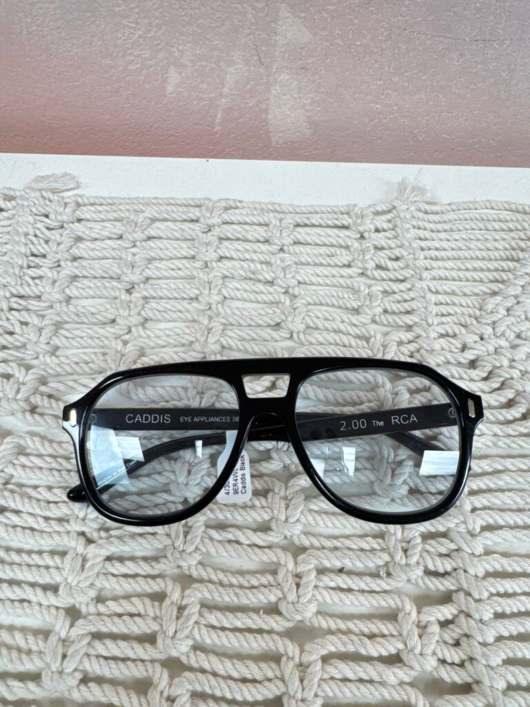 Caddis Black Frame Readers 2.0