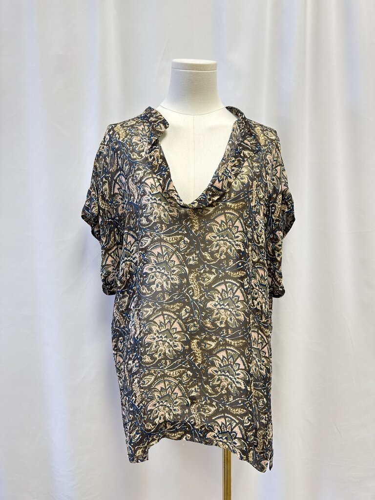 Figue Brown Printed Tunic
