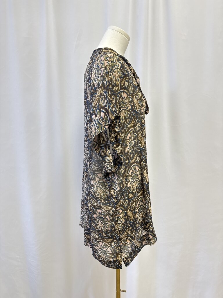 Figue Brown Printed Tunic