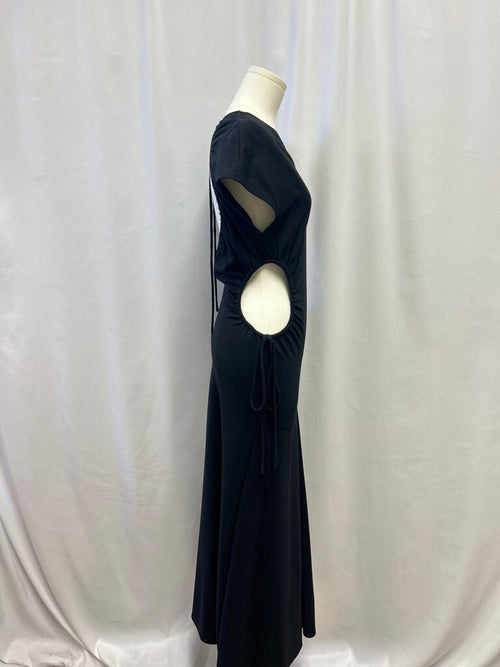 A.L.C. Black Cut Out Maxi Dress