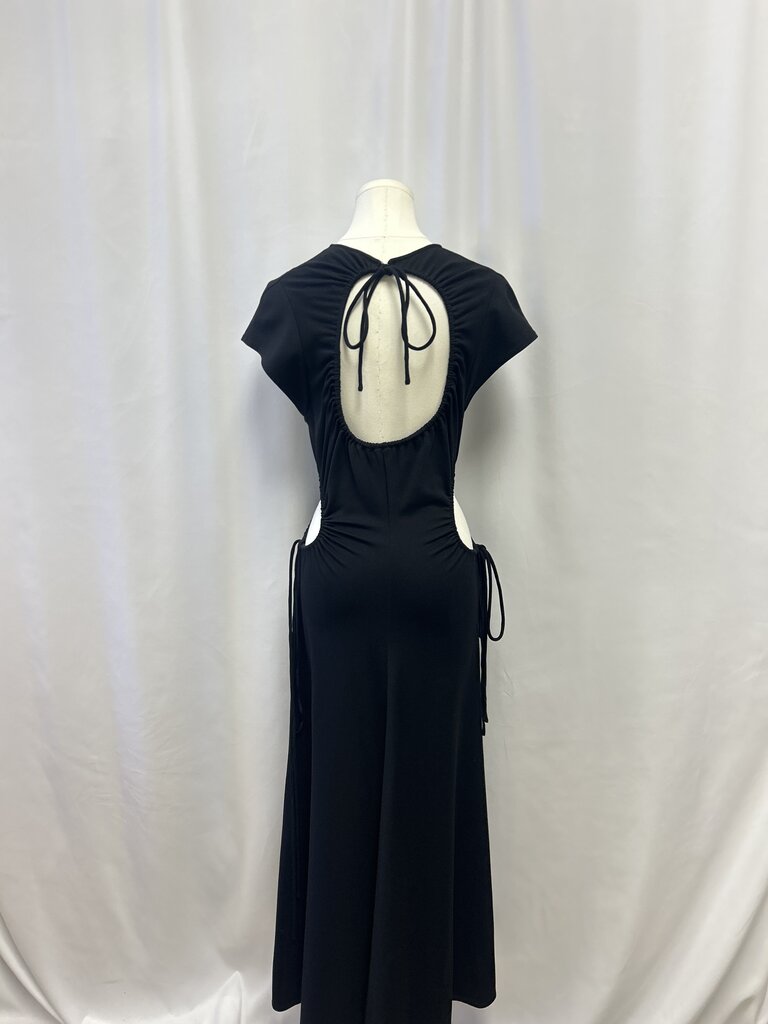 A.L.C. Black Cut Out Maxi Dress
