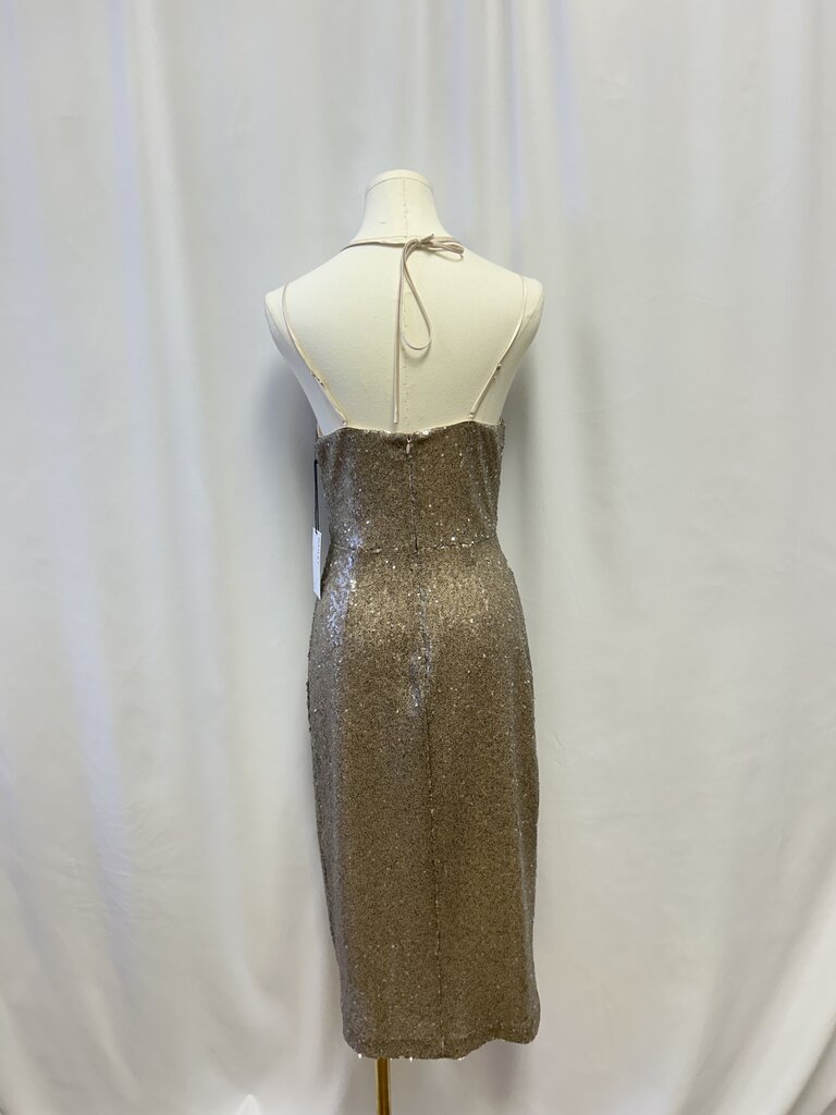 Bailey 44 Champagne Sequin Maxi Dress NWT