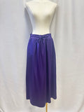 Max Mara Purple Satin Skirt