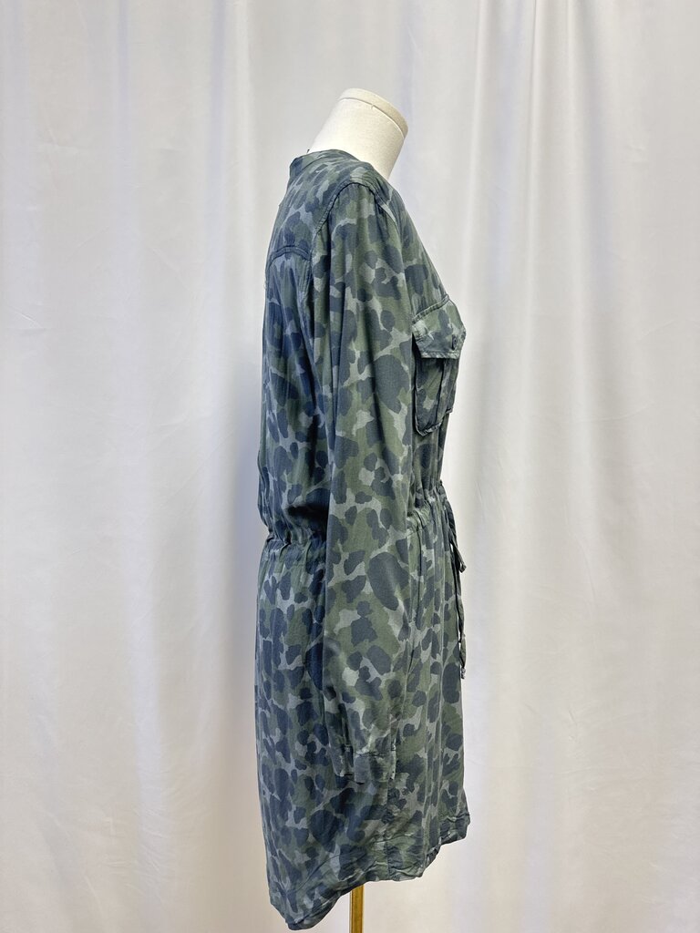 cloth & stone Green Camo Dress
