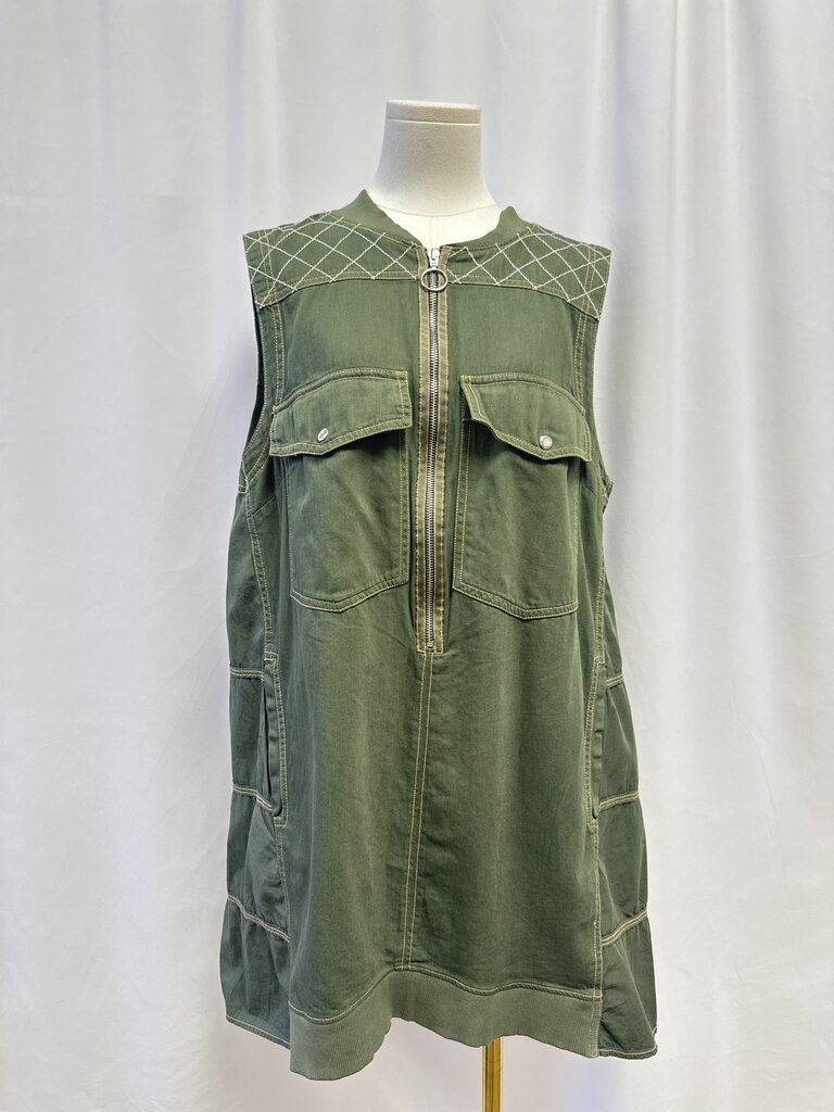 Pilcro Olive Denim Dress